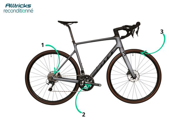 Scott Addict 40 Shimano Tiagra 10V Grey 2024 | L 178-187 Road Bike