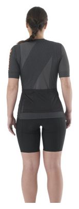 Mavic Aksium Graphic Damen Kurzarmtrikot Grau/Schwarz