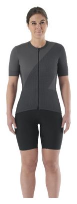 Mavic Aksium Graphic Damen Kurzarmtrikot Grau/Schwarz