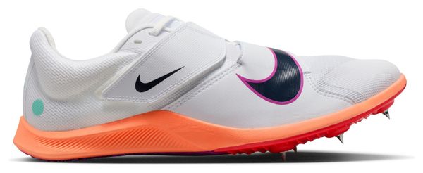 Nike Zoom Rival Springen Baan &amp; Veld Schoenen Wit/Rood Unisex