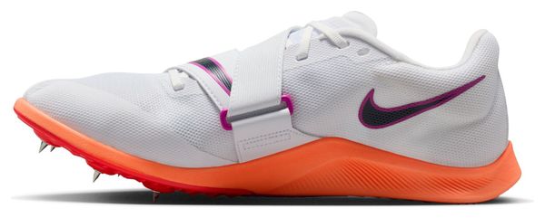 Nike Zoom Rival Springen Baan &amp; Veld Schoenen Wit/Rood Unisex