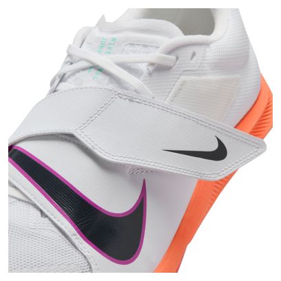 Nike Zoom Rival Springen Baan &amp; Veld Schoenen Wit/Rood Unisex