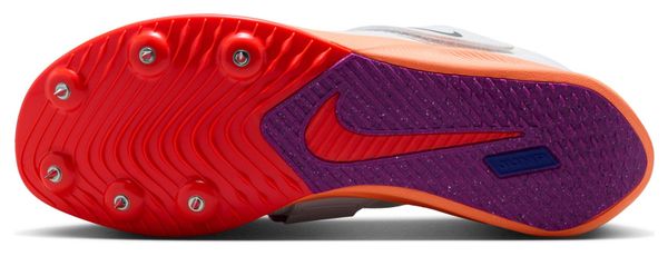 Nike Zoom Rival Springen Baan &amp; Veld Schoenen Wit/Rood Unisex