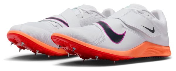 Nike Zoom Rival Springen Baan &amp; Veld Schoenen Wit/Rood Unisex
