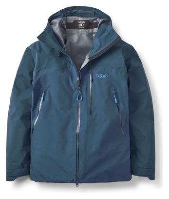 Chaqueta impermeable RAB Pro Latok Mountain Blue para hombre