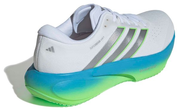Chaussures Running adidas Supernova Rise 3 Blanc/Bleu/Vert Homme