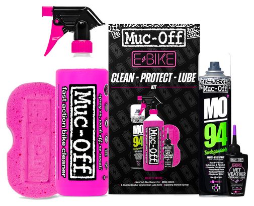Muc-Off Ebike Clean Protect &amp; Kit di lubrificazione Kit di manutenzione