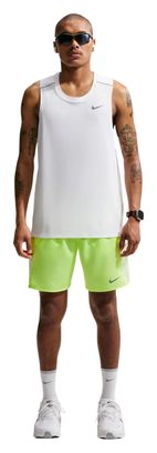 Canotta Nike Miler bianca da uomo