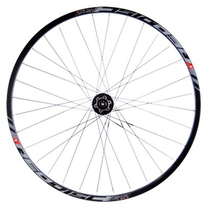 Roue vtt 29  av blocage jante noir mach1 neo. moy. Shimano m475 disque 6t.
