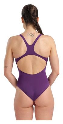 Arena Swim Pro Solid Violet Einteiliger Damen Badeanzug