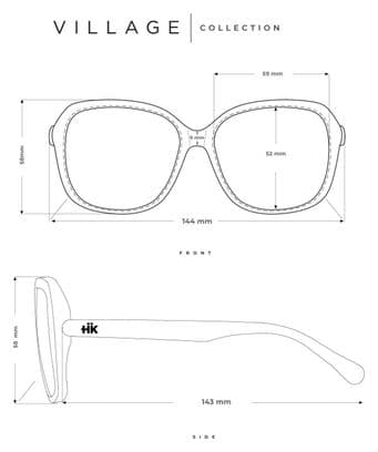 Lunettes de soleil polarisées Village Hanukeii pour hommes et femmes