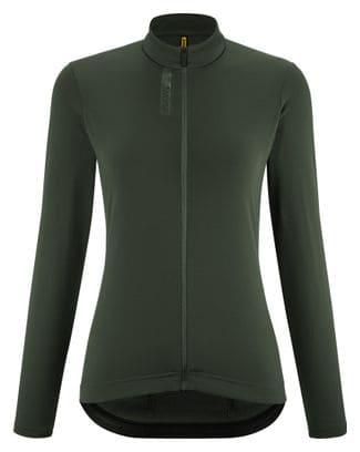 Maillot Manches Longues Femme Mavic Aksium Thermo Vert