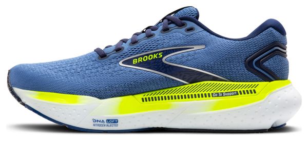 Brooks Glycerin GTS 21 Uomo Scarpe da corsa Blu/Giallo