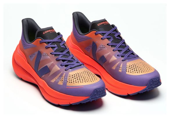 Veja Condor 3 Advanced Violet/Orange Hardloopschoenen voor dames