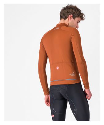 Long Sleeve Jacket Men Castelli Do.Di.Ci Brown