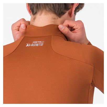 Long Sleeve Jacket Men Castelli Do.Di.Ci Brown