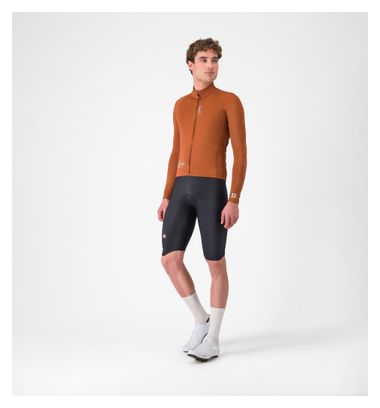 Long Sleeve Jacket Men Castelli Do.Di.Ci Brown