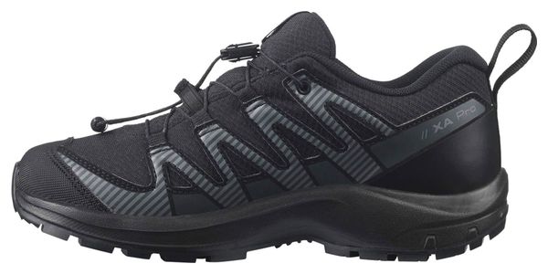 Salomon XA Pro V8 CSWP Junior Schwarz Kinder