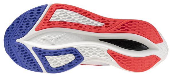 Chaussures Running Mizuno Wave Rebellion Flash 3 Blanc/Rouge Homme