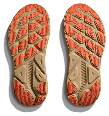 Zapatillas de running Hoka Clifton 9 GTX beige/caqui para mujer