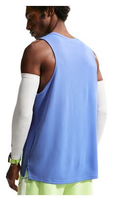 Canotta Nike Miler blu da uomo