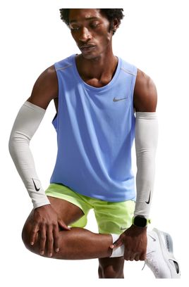 Canotta Nike Miler blu da uomo