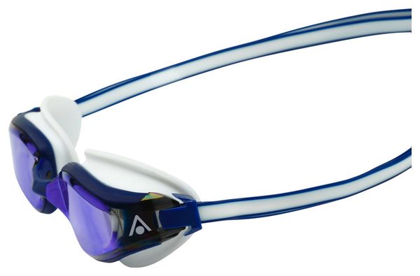 Aquasphere Fastlane Swim Goggles Blue/White - Blue Mirror Lenses