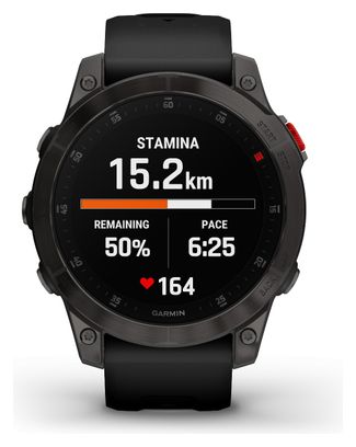 Montre de Sport Garmin Epix Sapphire Titane Noir