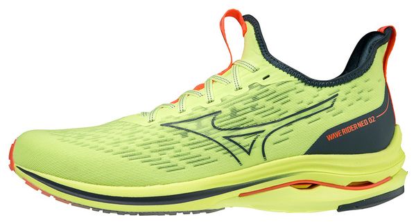 Mizuno Wave Rider Neo 2 Geel Loopschoenen