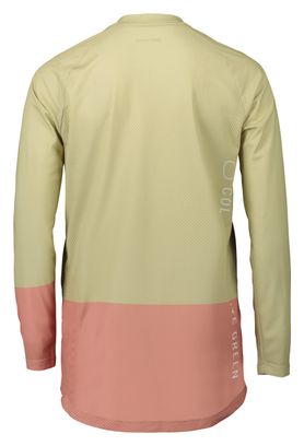 Maglia a maniche lunghe Poc MTB Pure Donna Rosa/Verde