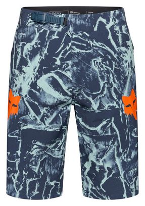 Pantalones cortos Fox Ranger con estampado, azul, para hombre