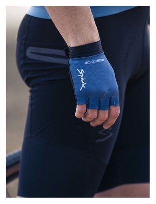 Spiuk Helios Unisex Short Gloves Blue