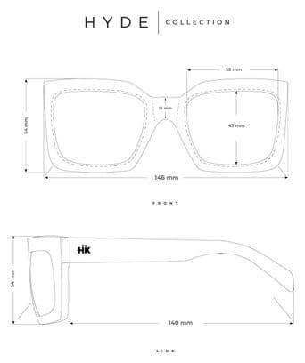 Lunettes de soleil polarisées Hyde Hanukeii pour hommes et femmes