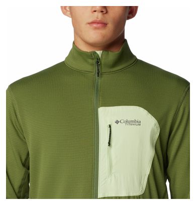 Columbia Triple Canyon Grid Fleece Green