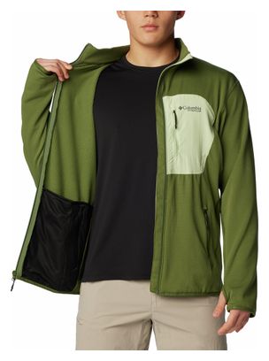 Columbia Triple Canyon Grid Fleece Green