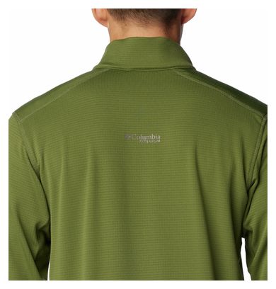Columbia Triple Canyon Grid Fleece Green