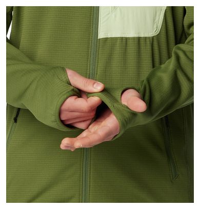 Columbia Triple Canyon Grid Fleece Green