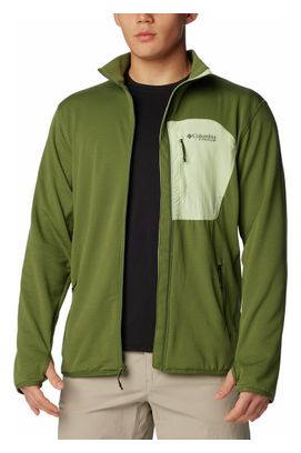 Columbia Triple Canyon Grid Fleece Green