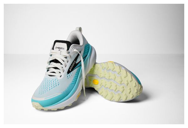 Brooks Cascadia 20 trailschoenen, wit/blauw, dames
