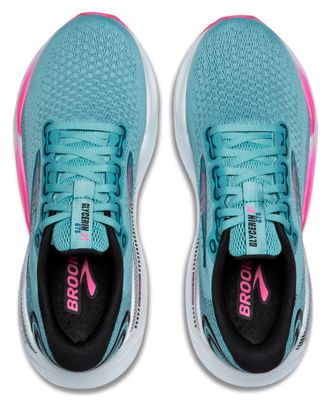 Brooks Glycerin GTS 21 Dames Hardloopschoenen Blauw/Roze