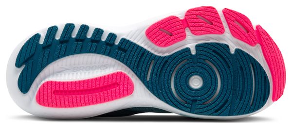 Chaussures Running Brooks Glycerin GTS 21 Bleu/Rose Femme