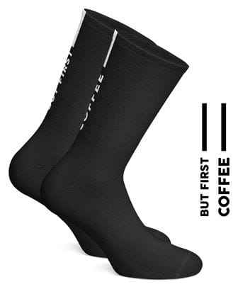 Çois 'But First Coffee' Socks Black