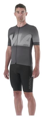 Mavic Aksium Graphic Heren Trui Korte Mouw Grijs