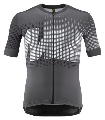 Mavic Aksium Graphic Heren Trui Korte Mouw Grijs