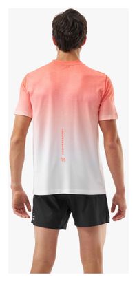 T-Shirt Running Compressport Performance Rouge/Blanc Homme