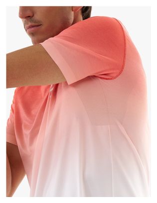 T-Shirt Running Compressport Performance Rouge/Blanc Homme