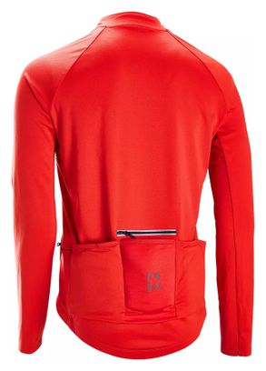 Triban RC100 Long Sleeve Jersey Red