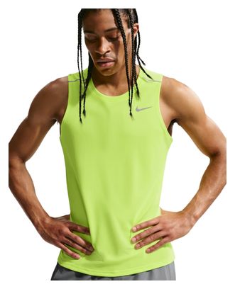 Canotta Nike Miler Gialla da uomo