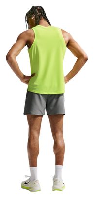 Canotta Nike Miler Gialla da uomo