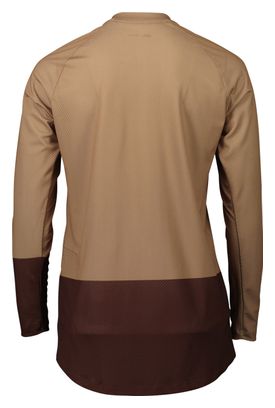 Maglia a manica lunga Poc MTB Pure Donna Marrone Scuro/Leggero